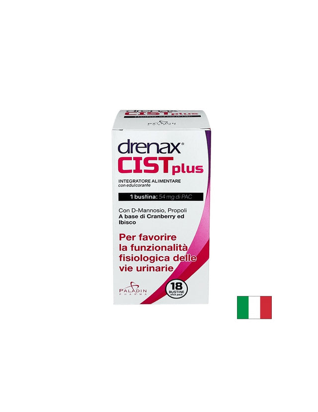Формула срещу уроинфекции - Дренакс - Drenax® с червена боровинка, D-маноза и хибискус, 18 сашета - Feel You