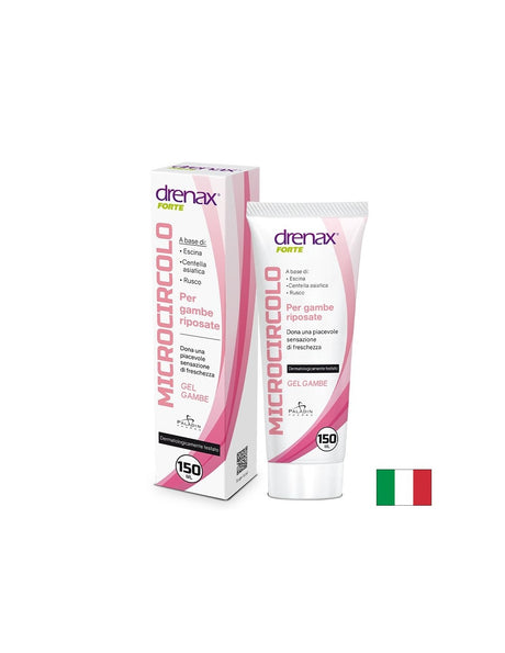 Масажен гел за крака с конски кестен, готу-кола и рускус - Дренакс - Drenax® Forte – при разширени вени и отоци, 150 ml - Feel You