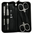 DuKaS - Black manicure set made of genuine leather Solingen 9350 - Feel You