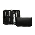 DuKaS - Premium Line - Black manicure set for men, 6-piece zipper - Feel You