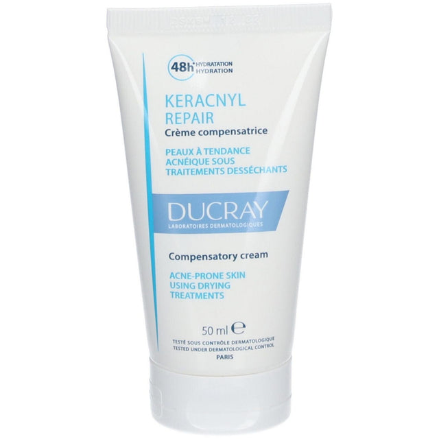 Ducray, Keracnyl, Hydroxydecine, Anti-Imperfections, Daily, Cream, For Face, 50 ml - Feel You
