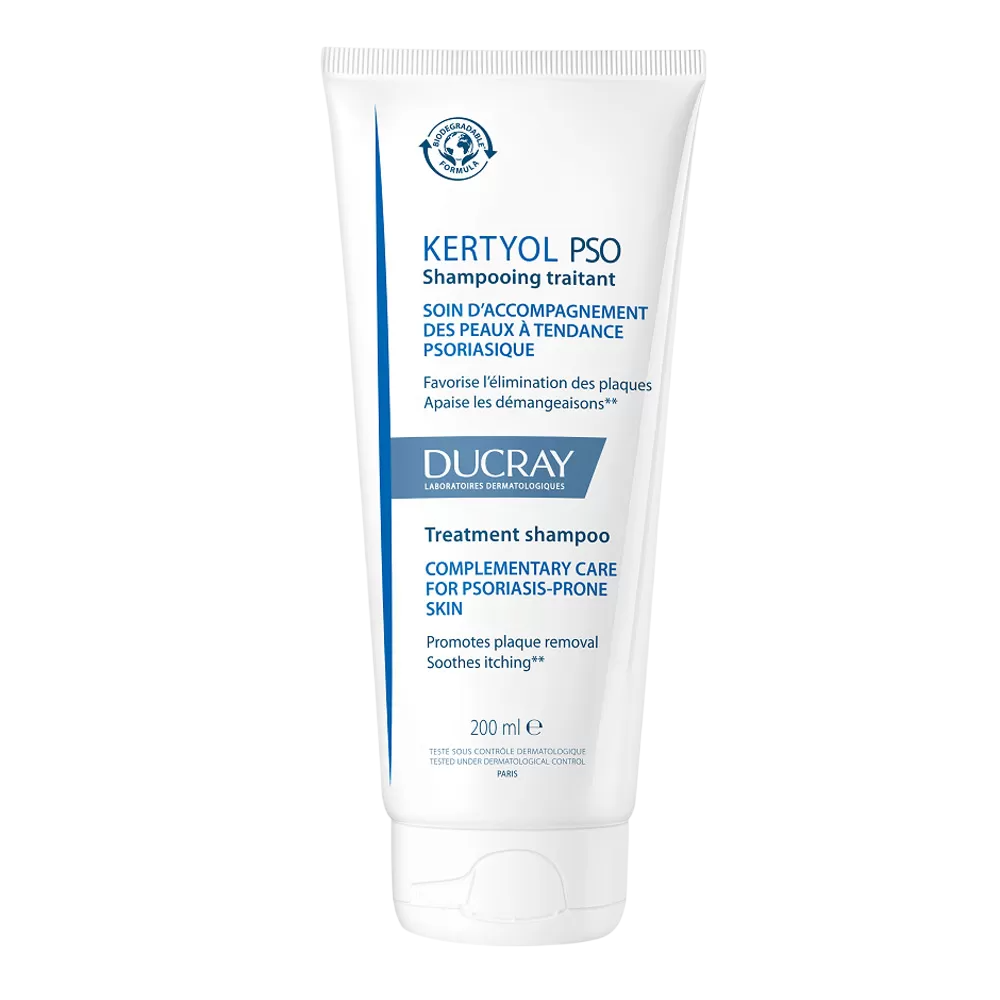Ducray - Kertyol PSO Treatment Shampoo - Šampon pro pokožku se sklonem k lupénce - 200ml - Feel You