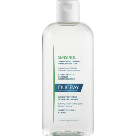 Ducray, Sensinol, Hypoallergenic, Hair Treatment Shampoo, Calming, For Sensitive Scalps, 200 ml - Feel You