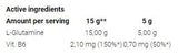 L-Glutamine Powder | Micronized Glutamine with Vit. B6 - 450 грама - Feel You