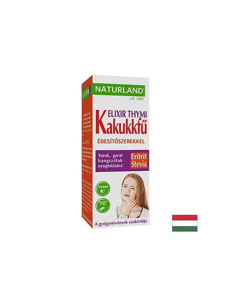 Eликсир с мащерка – При кашлица и възпалено гърло, 150 ml - Feel You