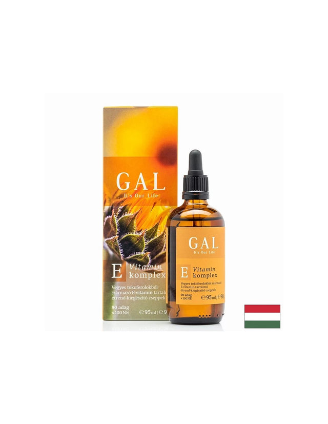 Витамин E комплекс – Антиоксидантна защита, еластична кожа и сърдечна подкрепа, 67 mg, 85 дневни дози, 95 ml капки - Feel You