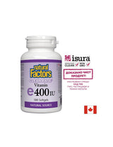 Антиоксидант - Витамин E Clear Base, 400 IU х 180 софтгел капсули Natural Factors - Feel You