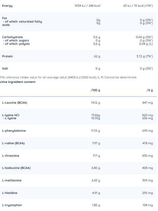 EAA Flow | Essential Amino Acids - 500 грама - Feel You