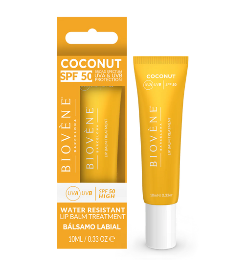 Слънцезащитен балсам за устни с кокос SPF 50 - 10 мл - Feel You