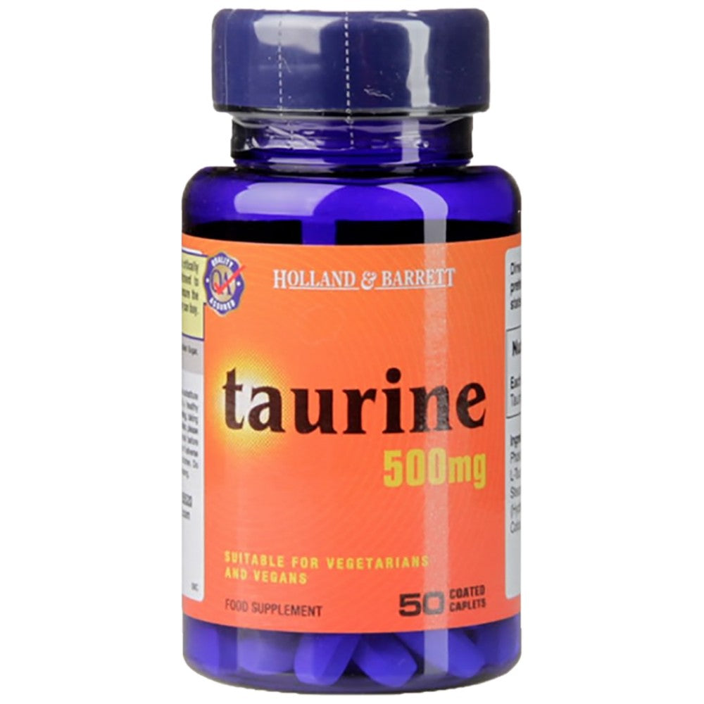 Taurine 500 mg - 50 каплети - Feel You