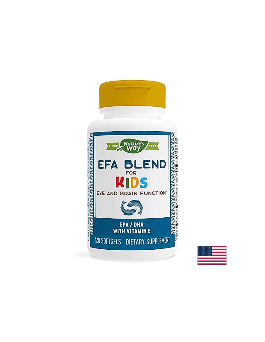 EFA Blend for Kids / ЕФА Бленд за деца, 120 софтгел капсули Nature’s Way - Feel You