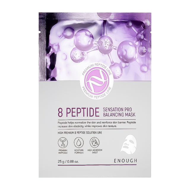 ENOUGH Fabric face mask PEPTIDES 8 Peptid sensation pro balancing mask, 1 pc. - Feel You