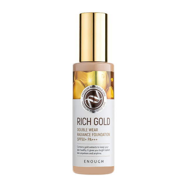 ENOUGH Rich Gold Double Wear Radiance Foundation SPF50+ PA+++ (13), 100 ml - Feel You
