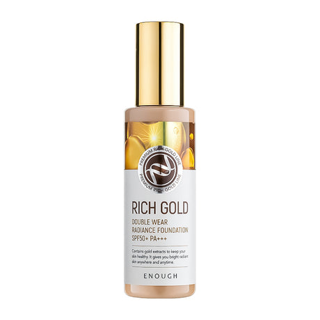 ENOUGH Rich Gold Double Wear Radiance Foundation SPF50+ PA+++ (23), 100 ml - Feel You