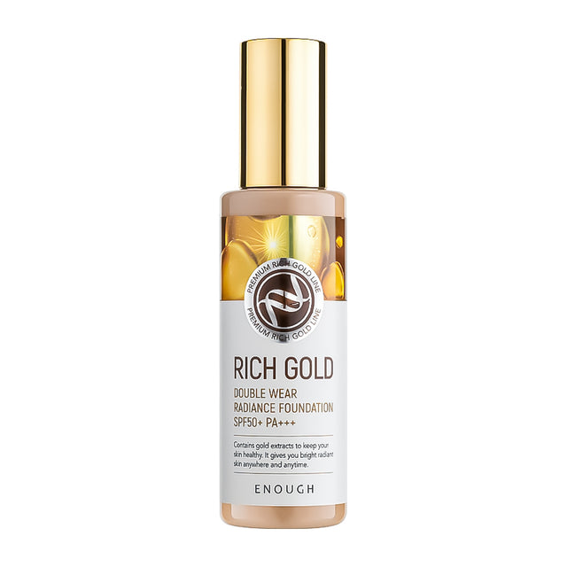 ENOUGH Rich Gold Double Wear Radiance Foundation SPF50+ PA+++ (23), 100 ml - Feel You
