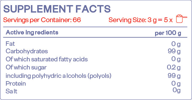 ERYTHRITOL - 250 g - Feel You