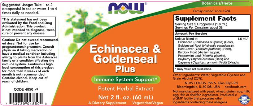 Echinacea & Goldenseal Plus - 60 мл - Feel You