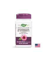 Echinacea & Vitamin C/ Ехинацея & Витамин C х 100 капсули Nature’s Way - Feel You