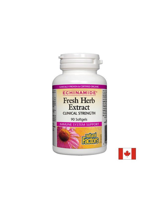 Echinamide Fresh Herb Extract Clinical Strength 250 mg - 90 Гел капсули - Feel You