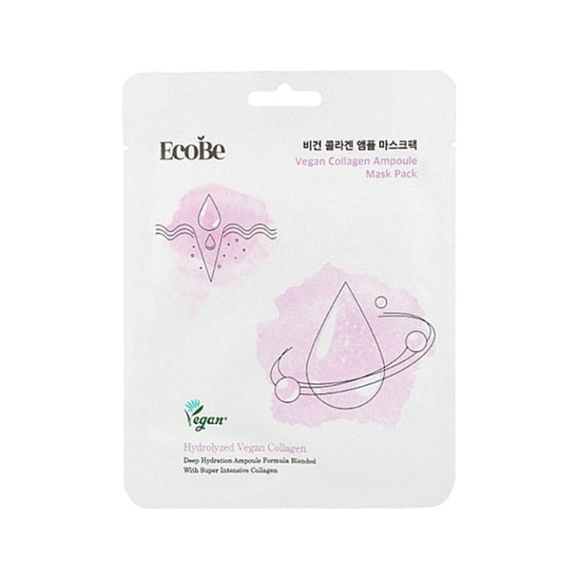 EcoBe - Vegan Collagen Ampoule Mask Pack, 25ml - Feel You