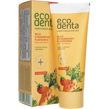 Ecodenta - Toothpaste with strawberry-flavored children (Wild Strawberry Scented Toothpaste For Children) 75 ml - 75ml - Feel You