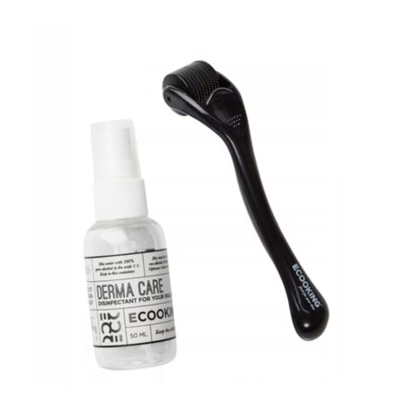Ecooking, Derma Roller, Black, Elasticity and Firmness, Face Massage Roller - Feel You