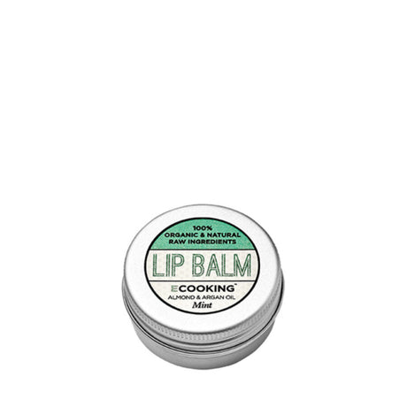 Ecooking, Ecooking, Organic Argan Oil, Hydrating, Lip Balm, Mint, 15 ml - Feel You