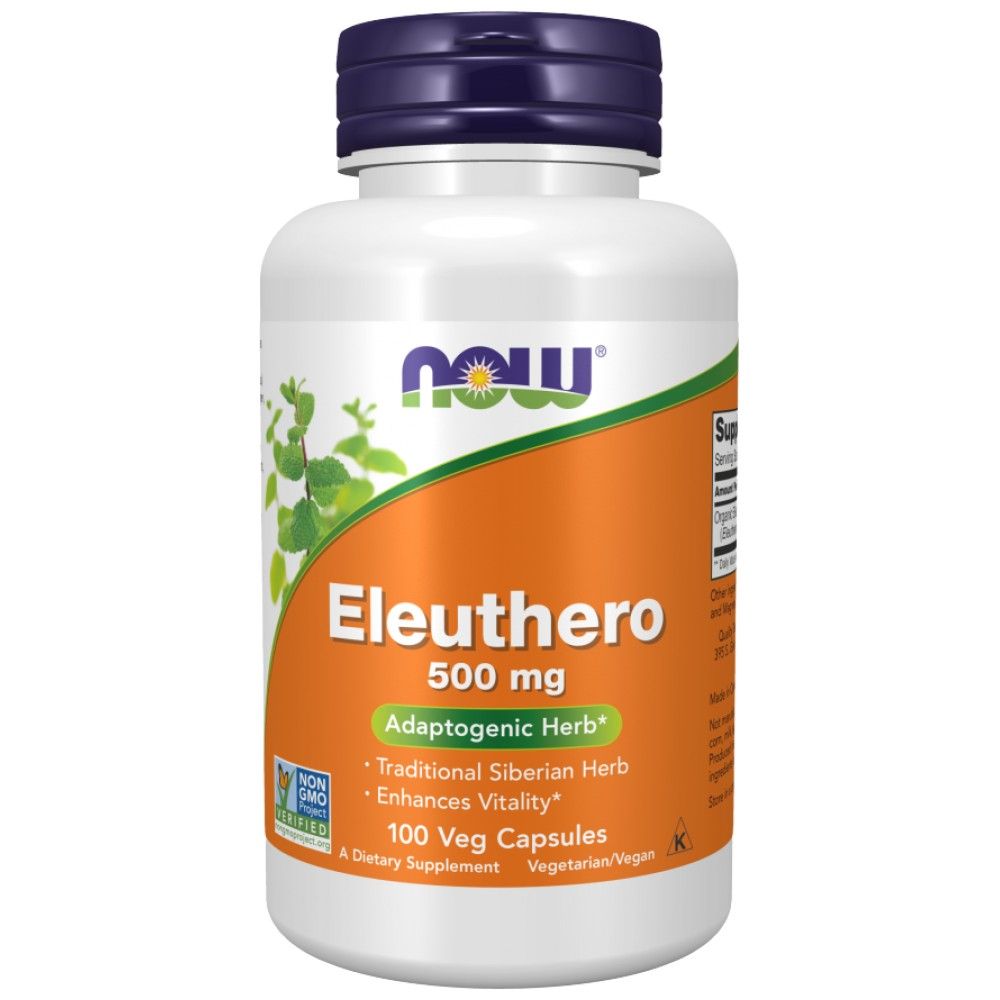 Eleuthero 500 mg | Siberian Ginseng - 100 капсули - Feel You