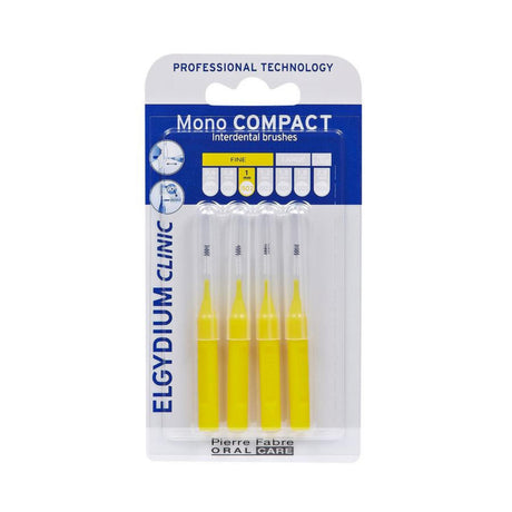 Elgydium, Interdental Brush, Yellow, 4 pcs - Feel You