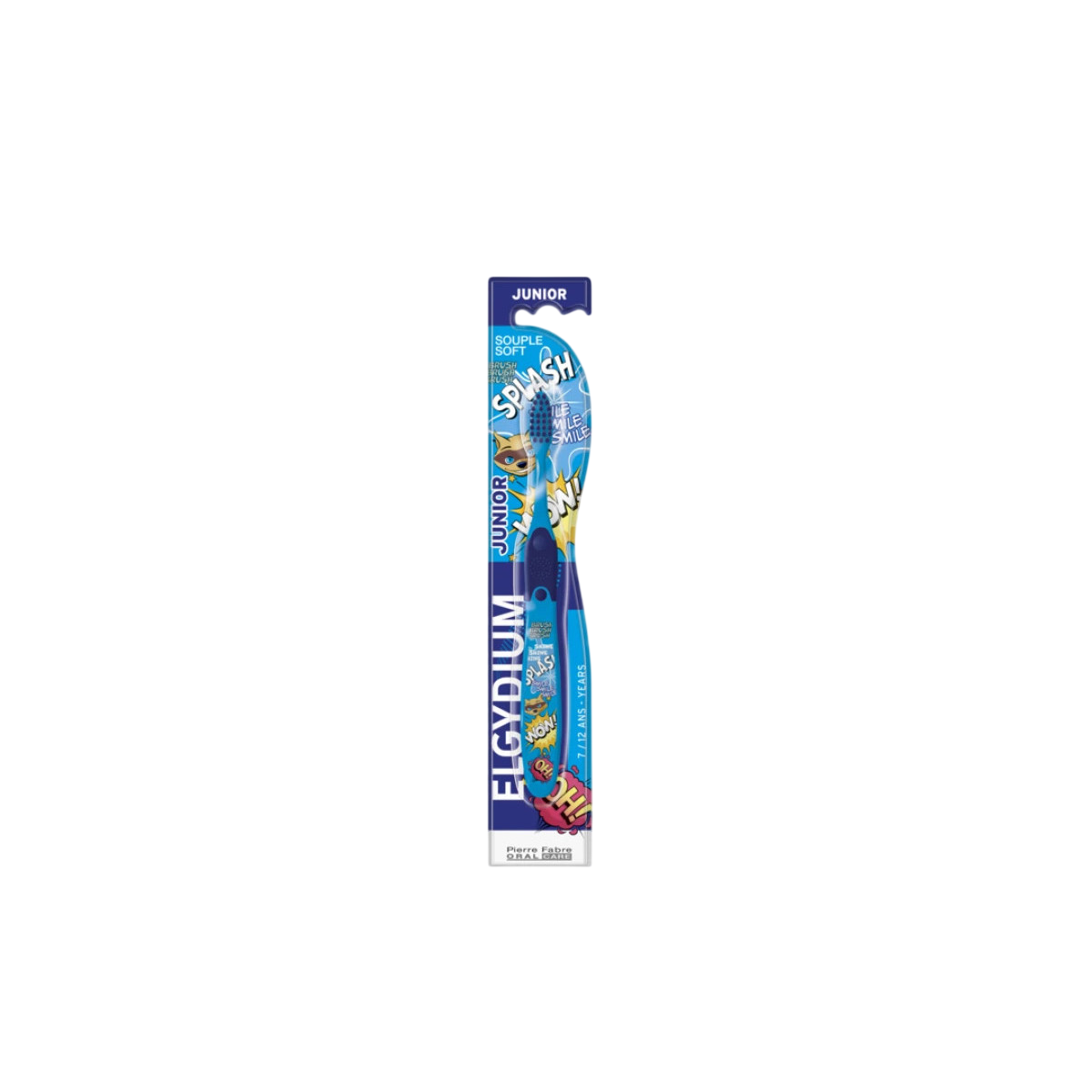 Elgydium, Junior Splash, Toothbrush, Blue - Feel You