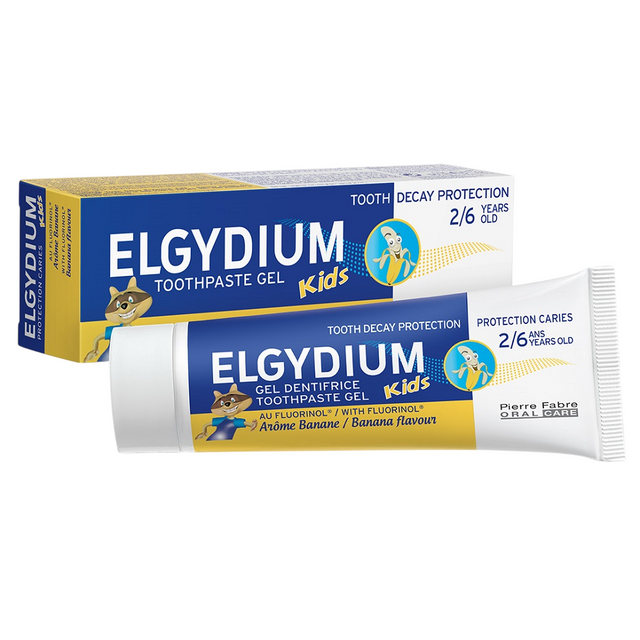 Elgydium, Kids Shark, Fluorinol, Clean, Toothpaste, 50 ml - Feel You