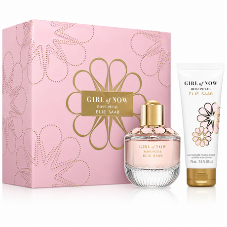 Elie Saab – Girl Of Now Rose Petal Eau De Parfum 50ml + Body Lotion 75ml - Feel You