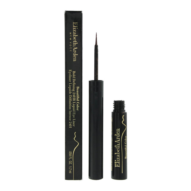 Elizabeth Arden, Beautiful Color, Felt-Tip, Liquid Eyeliner, 02, Gilded Brown, 1.7 ml - Feel You