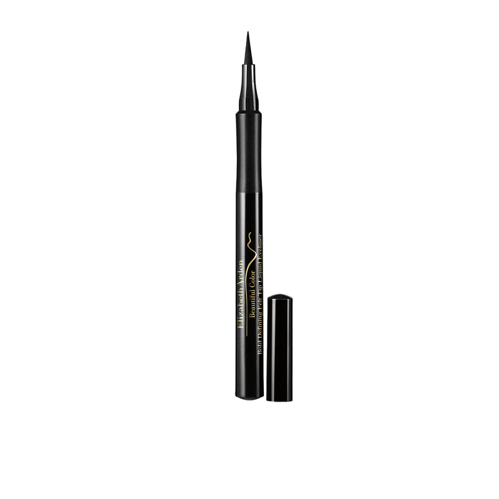 Elizabeth Arden, Beautiful Color, Waterproof, Bold Defining Felt Tip, Long Wearing, Liquid Eyeliner, 12, Seriously Black, 12 ml *Tester - Feel You