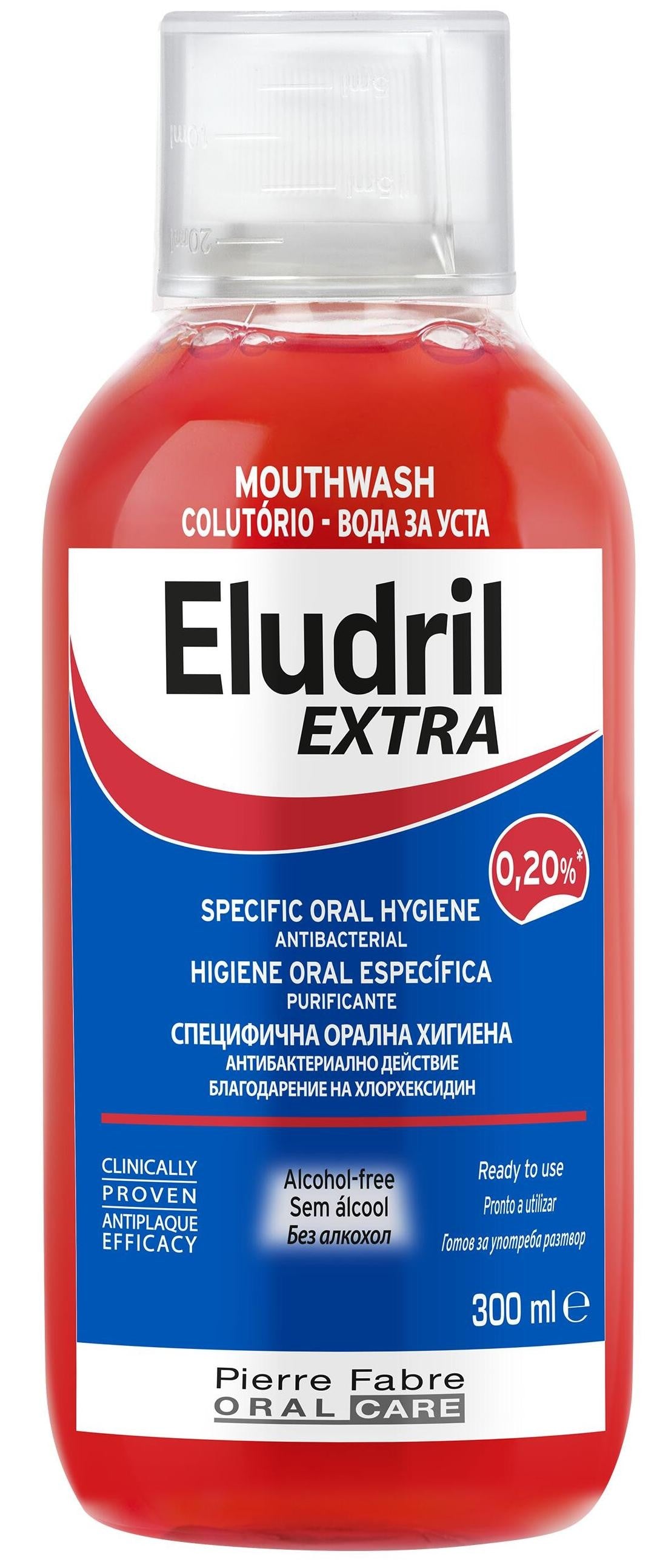 Eludril, Mouthwash, Antibacterial, 300 ml - Feel You