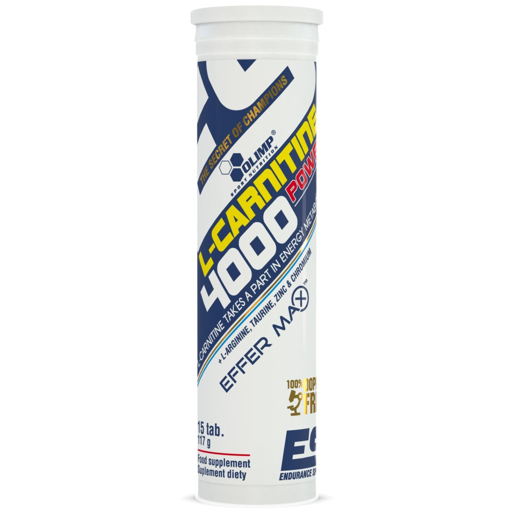 Endurance L-Carnitine 4000 Power Effervescent - 15 разтворими таблетки - Feel You