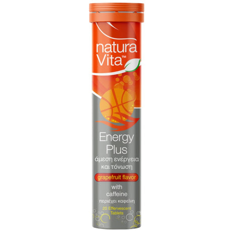 Energy Plus with Caffeine - 20 ефервесцентни таблетки - Feel You