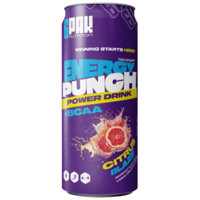 Energy Punch Power Drink | with BCAA & Caffeine - 250 мл - Feel You