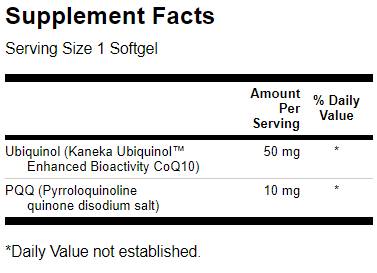 Enhanced PQQ with Ubiquinol 60 mg - 30 Гел капсули - Feel You
