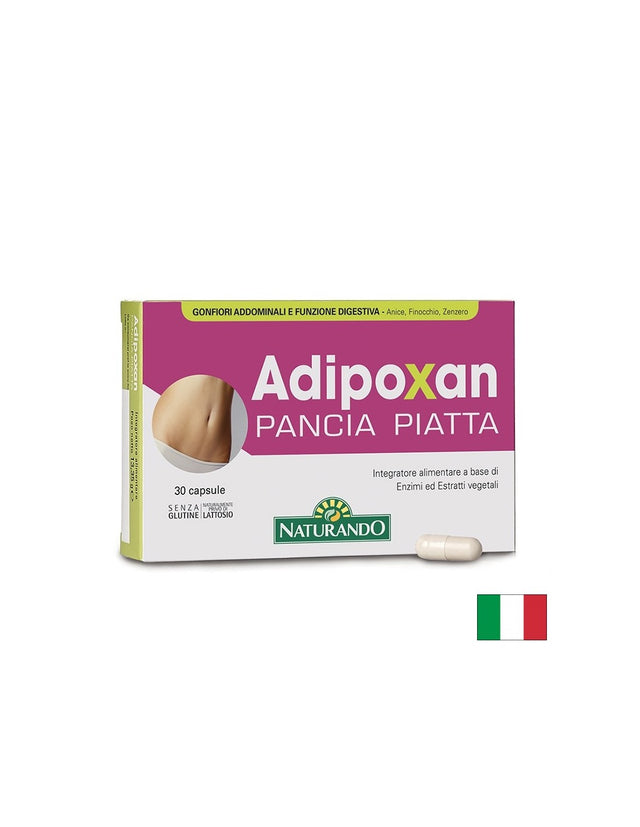 Ензими Enzi-mix® и билки Adipoxan – При подуване и тежест след хранене, 100 mg, 30 капсули - Feel You