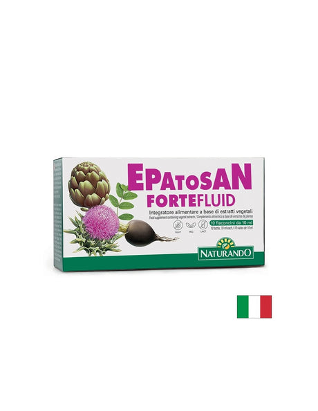 Epatosan Forte – Детоксикация на черния дроб и нормална жлъчна функция, 10 флакона х 10 ml - Feel You