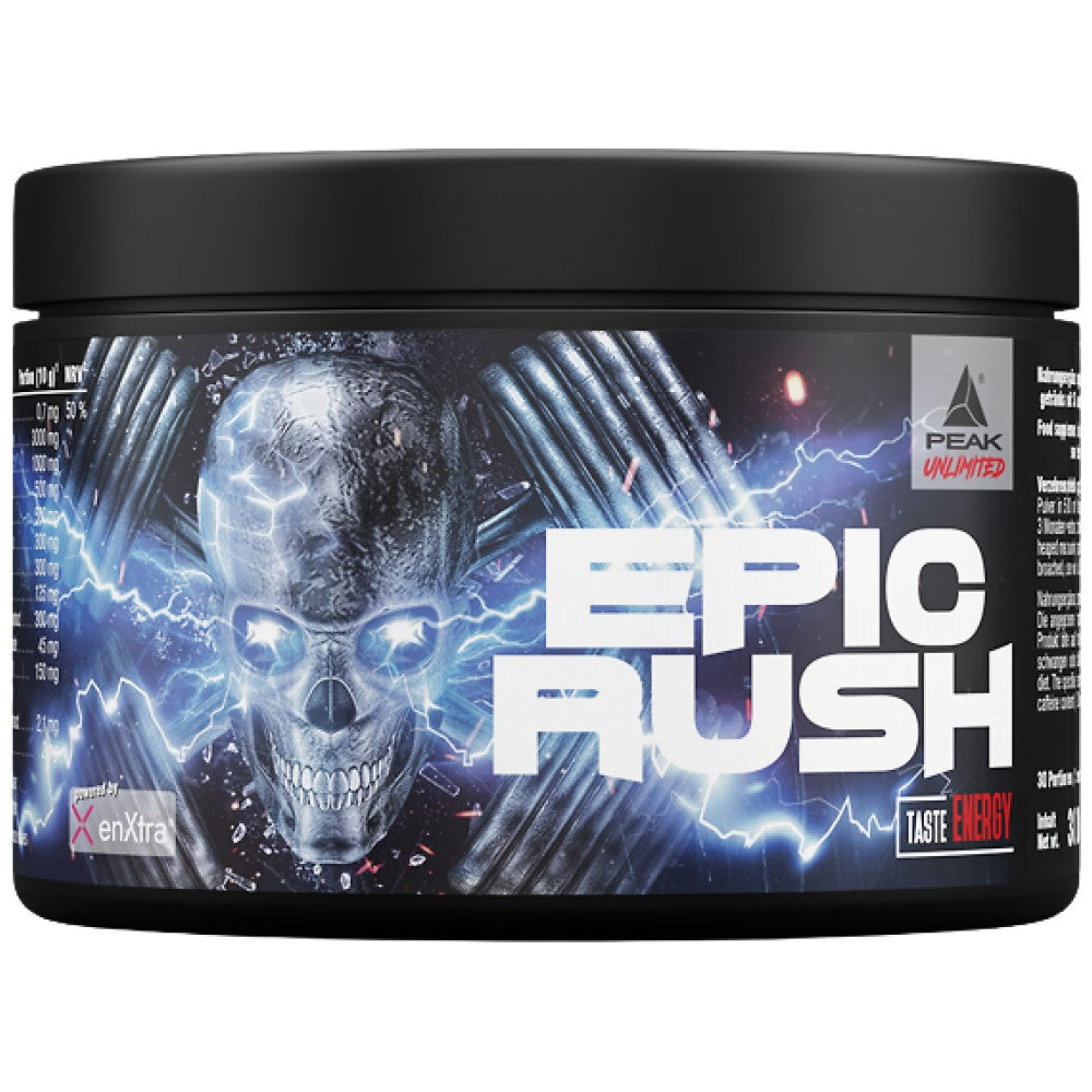 Epic Rush | Hardcore Focus Pre-Workout or Gaming Matrix with EnXtra™ - 300 грама - Feel You