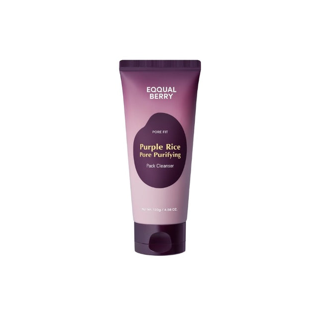 Eqqualberry - Purple Rice Pore Purifying Pack Cleanser, 130g - Feel You
