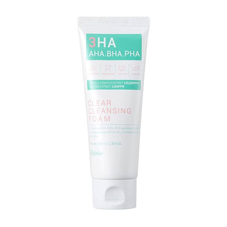 Esfolio - 3HA Clear Cica Mildly Acidic Cleansing Foam, 100g - Feel You