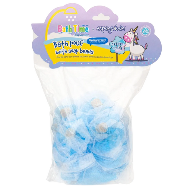 Esponjabon, Cotton Candy, Cleansing & Exfoliating, Gourmand, Soap & Sponge 2-In-1, Body - Feel You