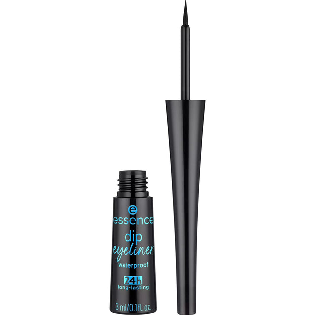 Essence, Dip Eyeliner 24h, Liquid Eyeliner, 01, Black, 3 ml - Feel You