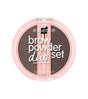 Essence, Duo Set, Matte, Eyebrow Powder, 03, Dark, 1.8 g - Feel You