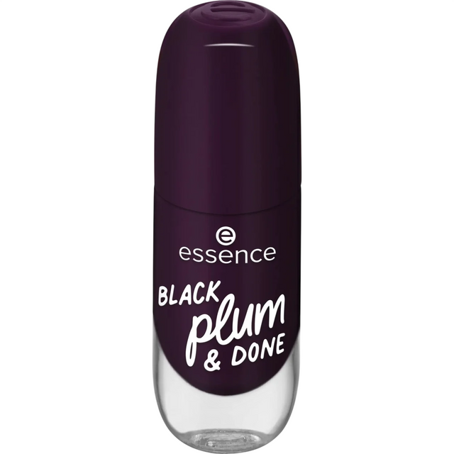 Essence, Gel Nail, Nail Polish, 84, Black Plum & Done, 8 ml - Feel You