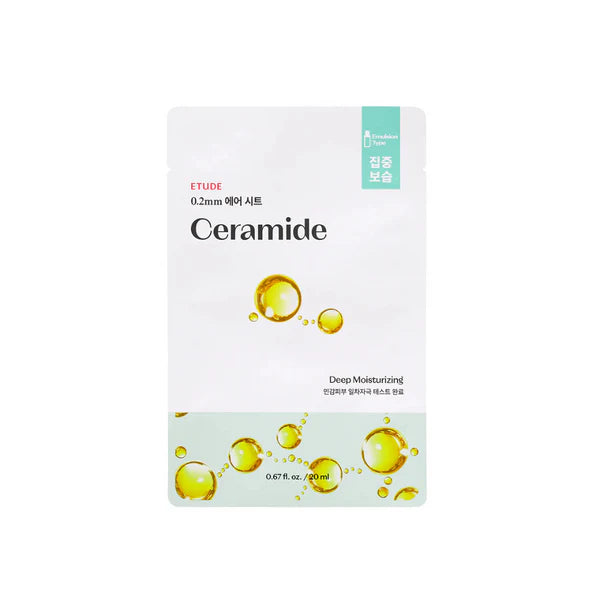 Etude House - 0.2 Ceramide Facial Mask Sheet, 20ml - Feel You