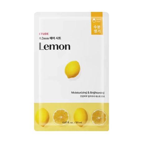 Etude House - 0.2 Therapy Air Mask Lemon, 20ml - Feel You